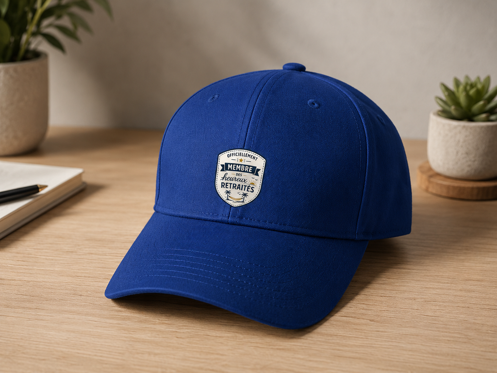 Casquette "Officiellement membre des heureux retraités"
